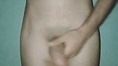 Touch my soft body and play with my big penis with an orgasm