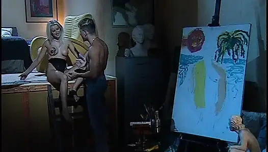 Blonde Sluts Licks and Suck a Huge Hard Cock and Gets Fucked