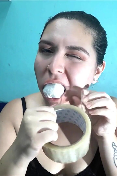 Latina Neighbor Girl: Gagged for the First Time (and She Liked It!)