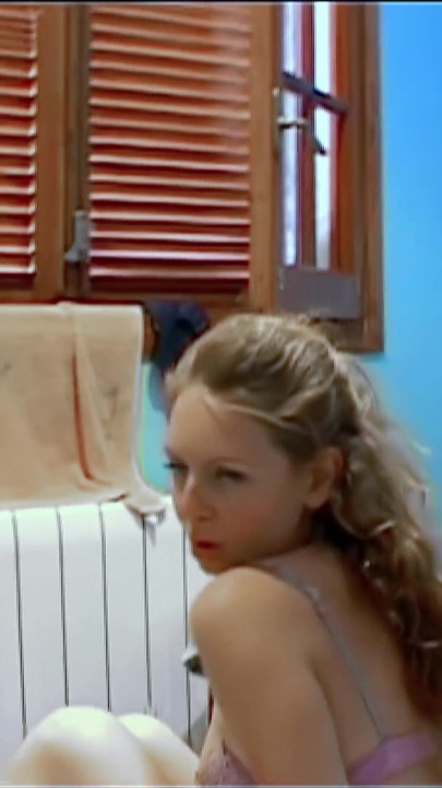 Lena Harrys: Nice Little Redhead Lena Harrys Stripping in the Bedroom