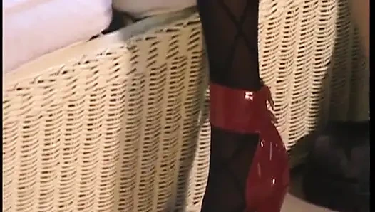 Blonde German MILF with Big Booty Gets Anal Drilled in Vintage Scene