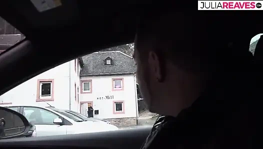 Slut eats cum after sucking and riding a monster cock