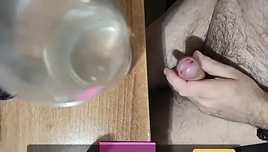 Yukarıdan masaya kadar güzel ve güzel boşalma