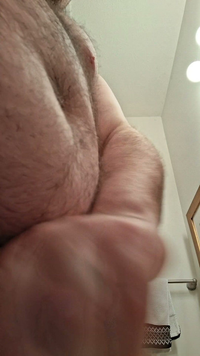 I want to show you all of my bear body. Enjoy that view me over and over
