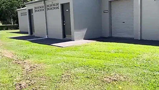Dogging a Random Stranger in a Public Restroom