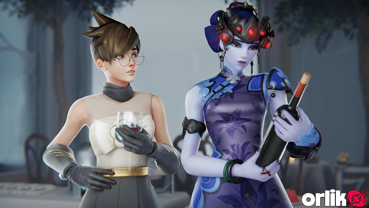 Свадьба Ashe зашла далеко с группового двойного проникновения и тройничка - 3D Анимация Overwatch