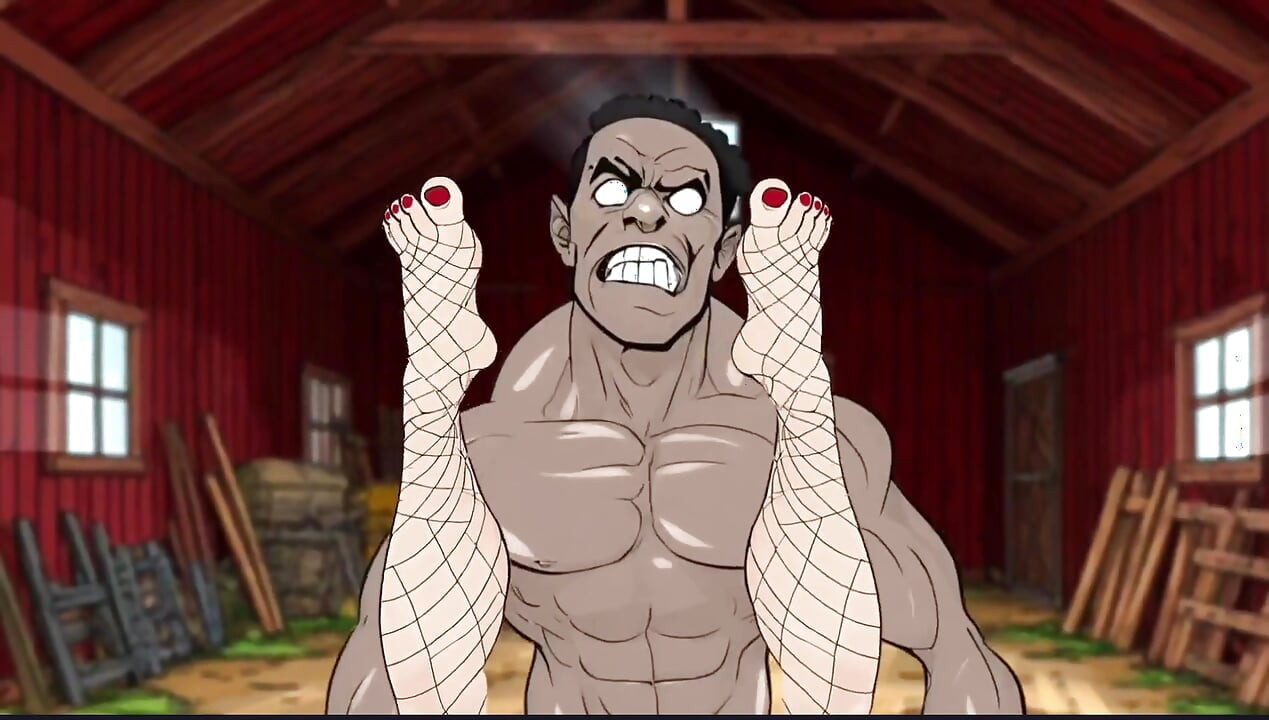 Married Housewife Gets Fucked by a Big Black Cock on the Floor in a Dirty Barn While Her Husband Is Cooking a Barbecue