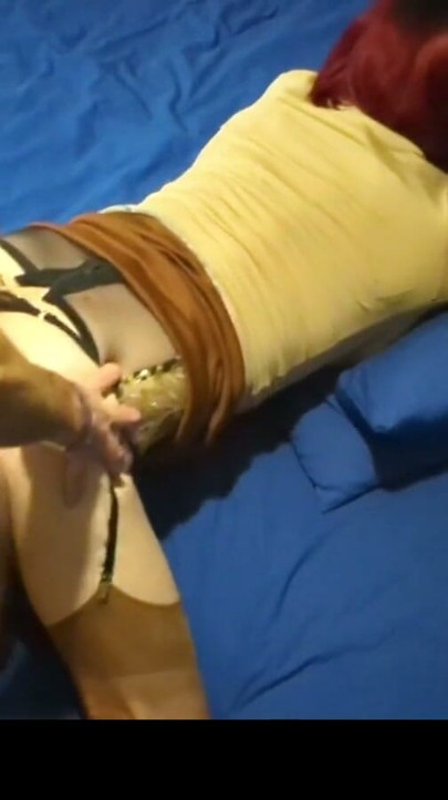 Clara sucks, gets fucked doggy-style, and takes all the cum in her mouth. | Clip 1