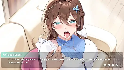 3 v-lovers inoue suka banget nyepong, jilat kontolmu, dan telan spermamu