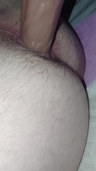 Meri gand par dildo