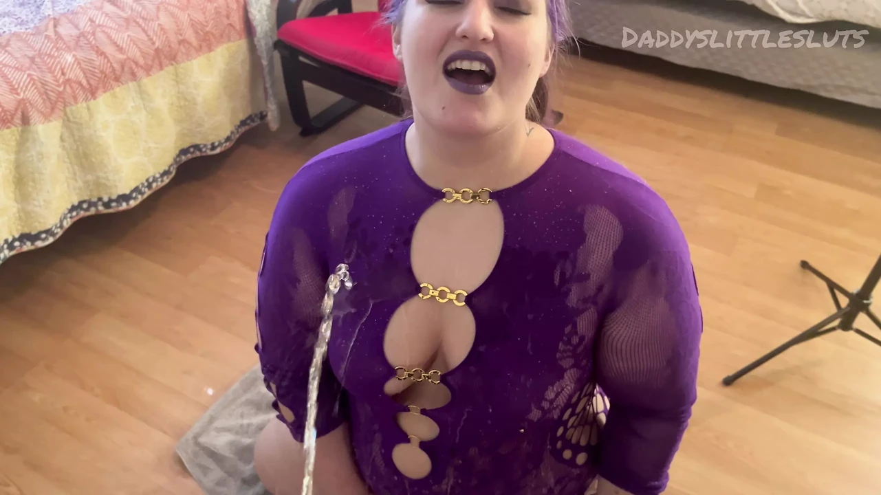 BBW Pisses and Pissed On!!  Human Toilet