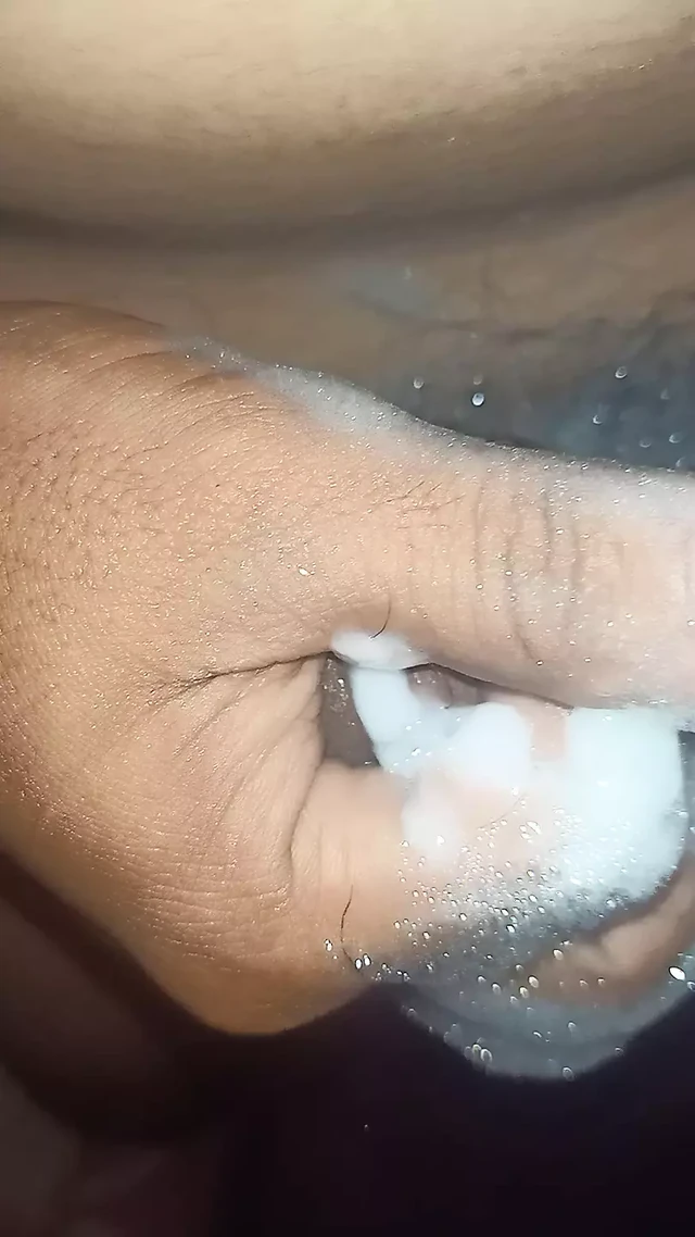 Mr. Orange Enjoying the sensation of soap.