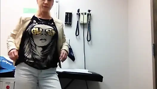 Doctor catches me masturbating in his room