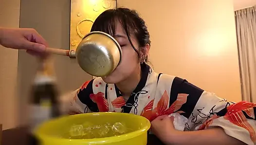 Part 1 [Serious Love 100% Con Cafe Miss] A beautiful girl with her squir...