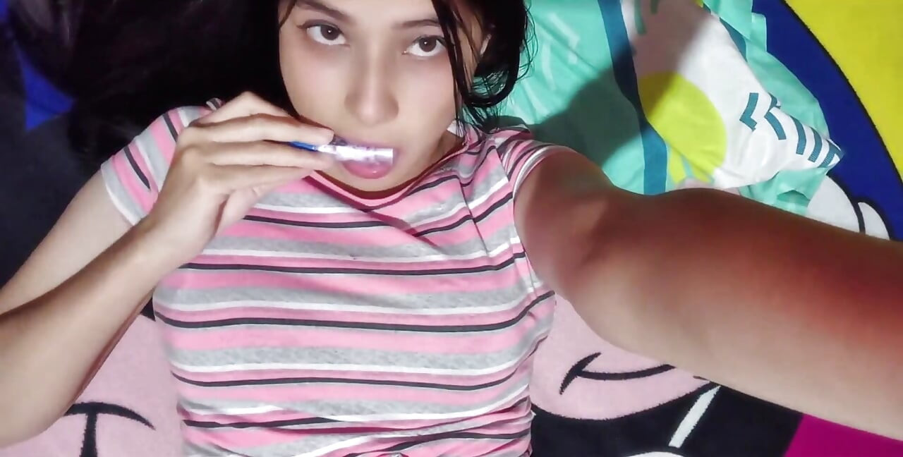 Stepmom Shares Bed with Stepson: Naughty Nighttime Fun! (real Homemade)