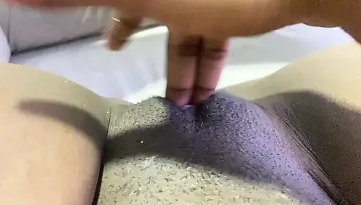 Stepmom masturbates with her tight pats