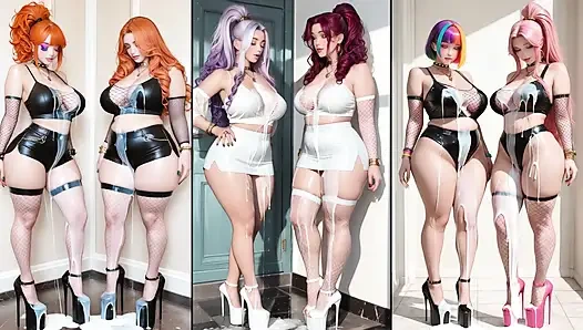 Bölüm 2: anime hotties orada vücutlara boşalmayı seviyor