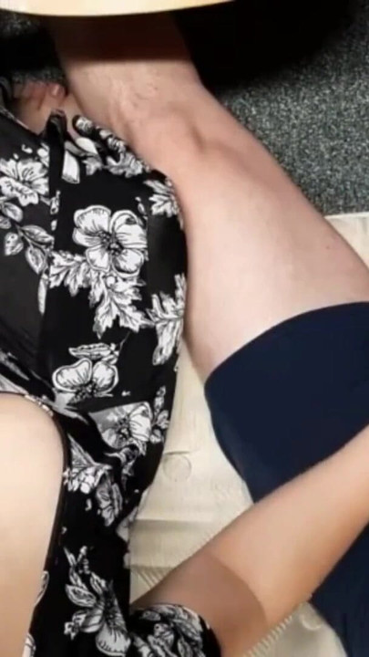 Bored step mom gives me a hand job while I'm gaming with friends | Clip 1