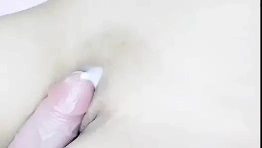 Thai: Daddy, someone found me masturbating and filled me with cum.