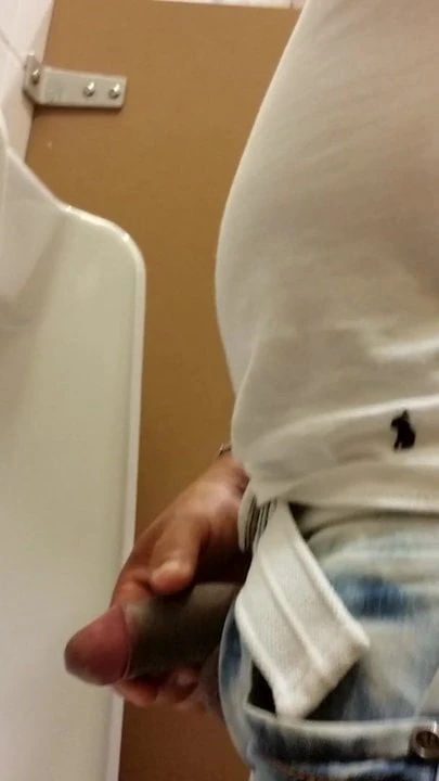 daddy playing with his big uncut dick