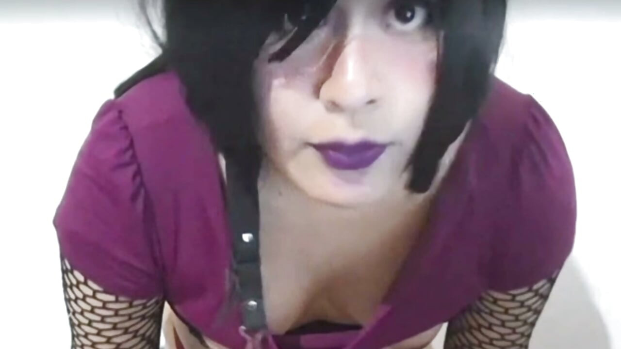The Cutest Trans Girl Masturbates and Makes an Ahegao Face After Eating Her Own Dick Cheese