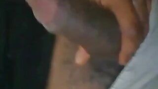 Bbc younng athletic 6'4 black male strokes cock