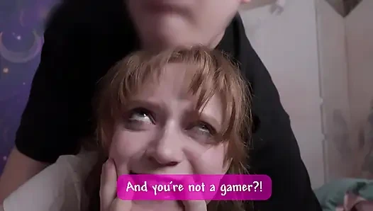 Очень грубо трахнул сводную сестру за возможность поиграть в компьютер