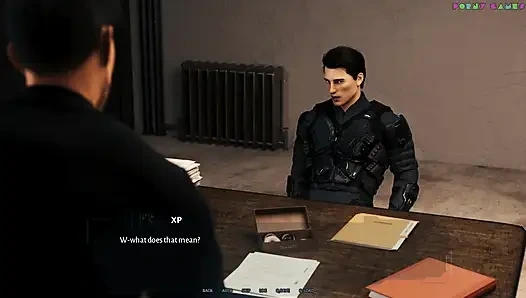 Kybernetische Verführung durch 1thousand - sex auf dem bezirk, Foxy polizist wird besahnt