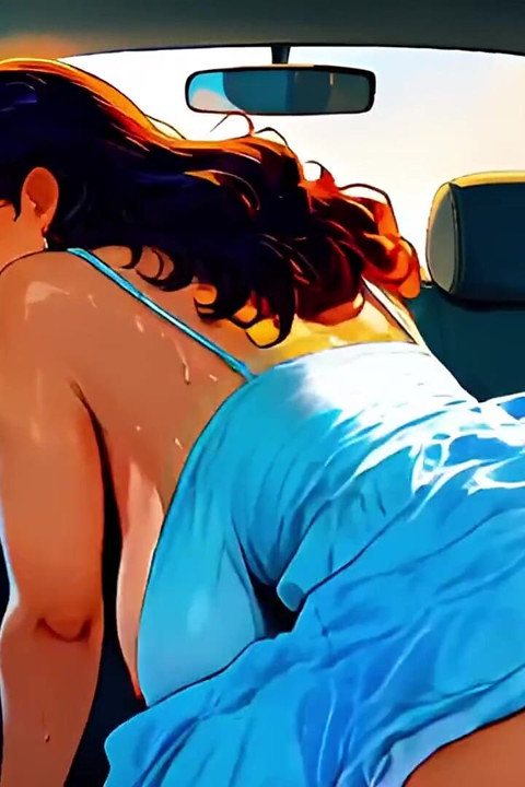 Betrayed 39-year-old Latina Wife Gets Fucked Hard by Taxi Driver on the Road - Ai Animation