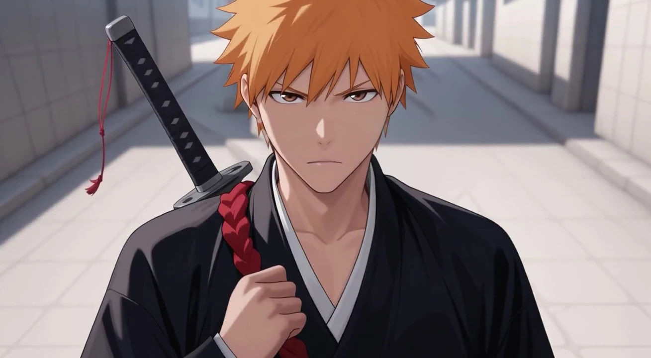 Yoruichi Soul Society'ye geldikten sonra Ichigo tarafından sikiliyor! Bleach Sansürsüz Hentai