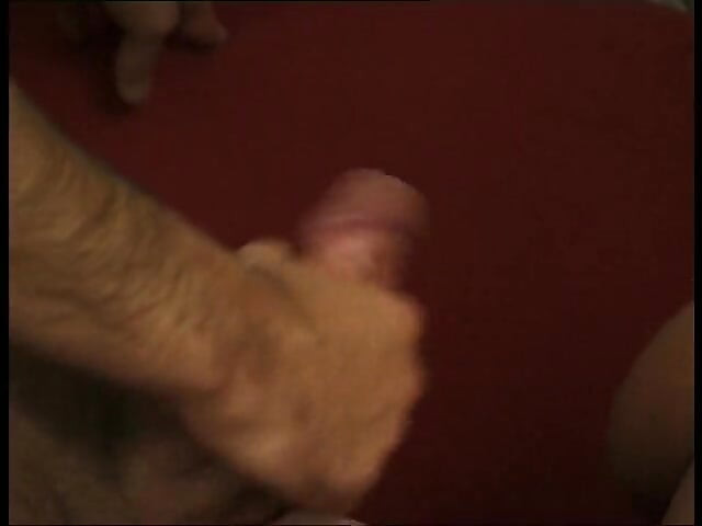 Blonde gilf gets fisted and blows dick