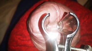 Speculum Inside My Cock Hole Made Me Cum