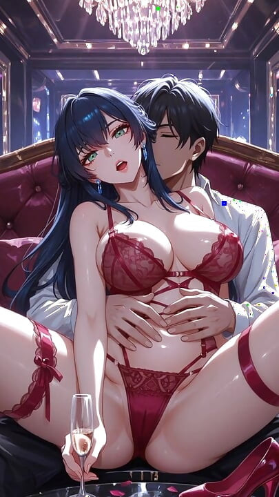 POV Luxury Strip Club Experience With Many Beautiful Strippers and 4 Girls in VIP Bedroom Hentai Anime