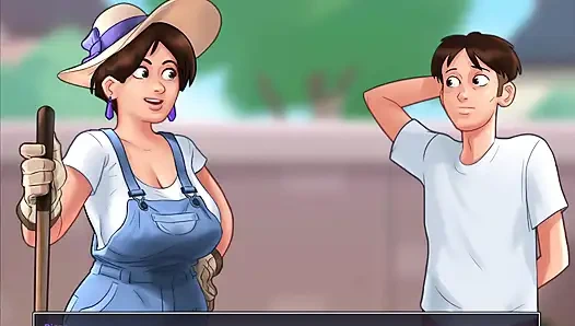 Cerita musim panas - dia suka timun besar dan aku ingin memberinya milikku