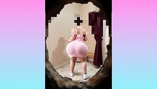 Mereka merekam aku telanjang dengan pantat besarku