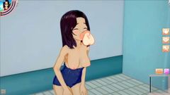 केली के स्विमिंग पूल में एक सेक्स मैराथन है