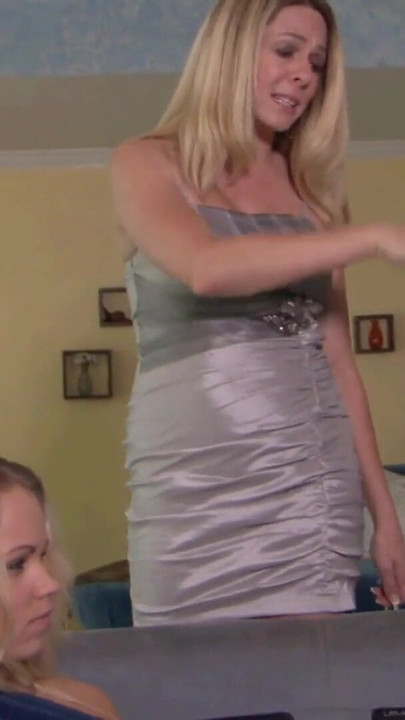 Emotional moment from "Horny black stud with a huge dick fucking two sexy blondes"