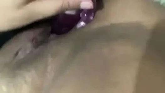 Naughty Blonde Playing with Her Pussy