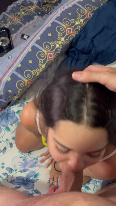 Sucking soft and feeling the veiny cock get hard inside the mouth - Facial cumshot in part 2 available on VIP | Clip 1