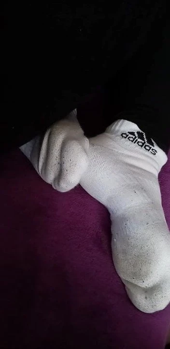 My gf in white socks (2 days worn)