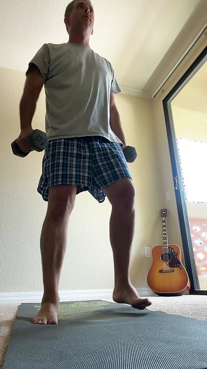 Yoga and Weightlifting with Duke Silver promoting Health and Wellness