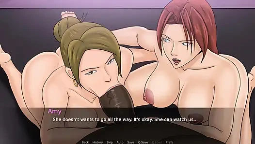 Evas ecstasy # 09 Zwei betrügende schlampen werden von einem dicken schwarzen schwanz gefickt