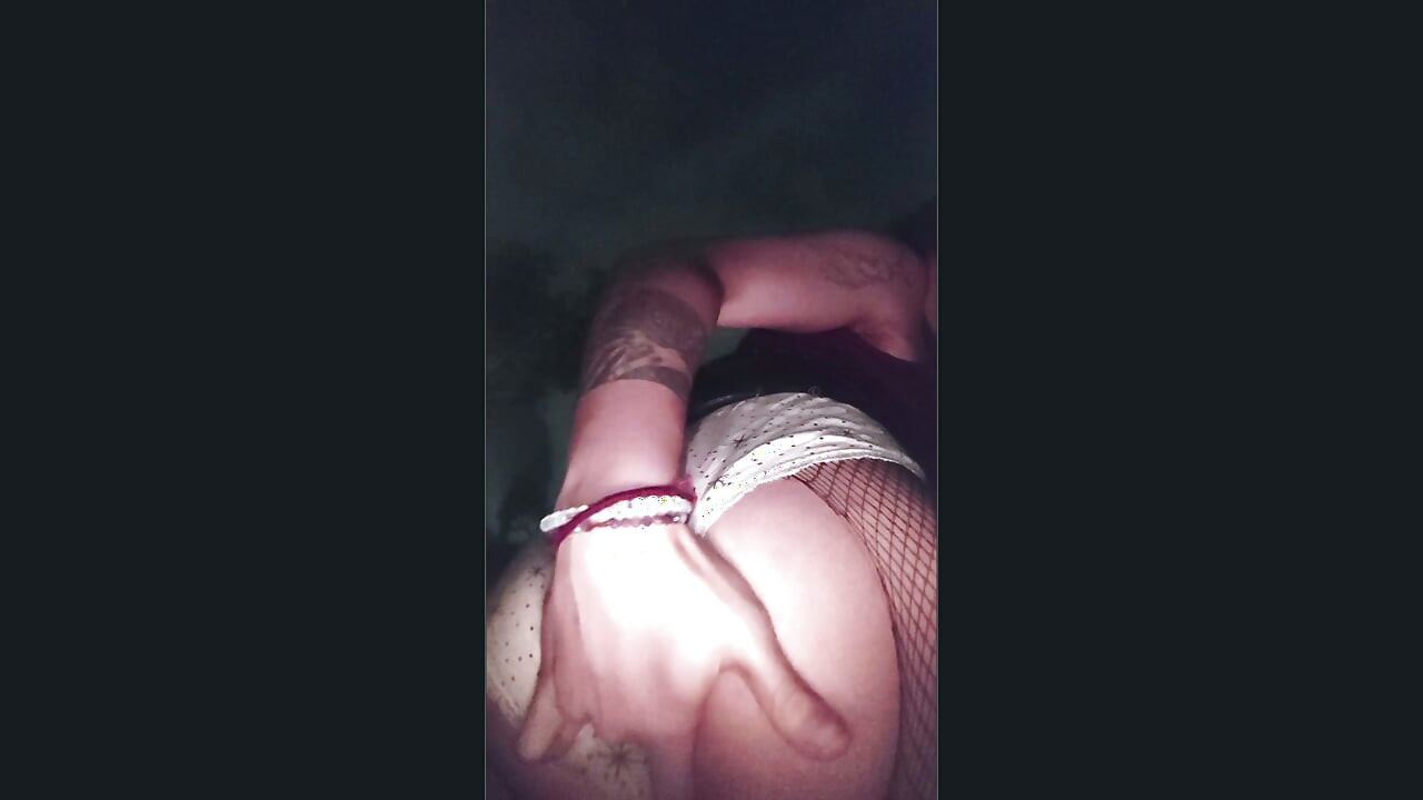 Hard horny masturbation in public
