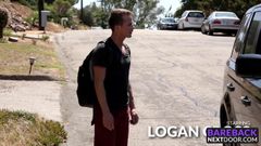 Logan Cross perfura seu amante inferior, Connor Halsted