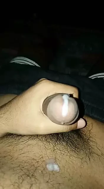 Masturbating my big Indian dick