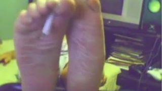 Straight guys feet on webcam #45