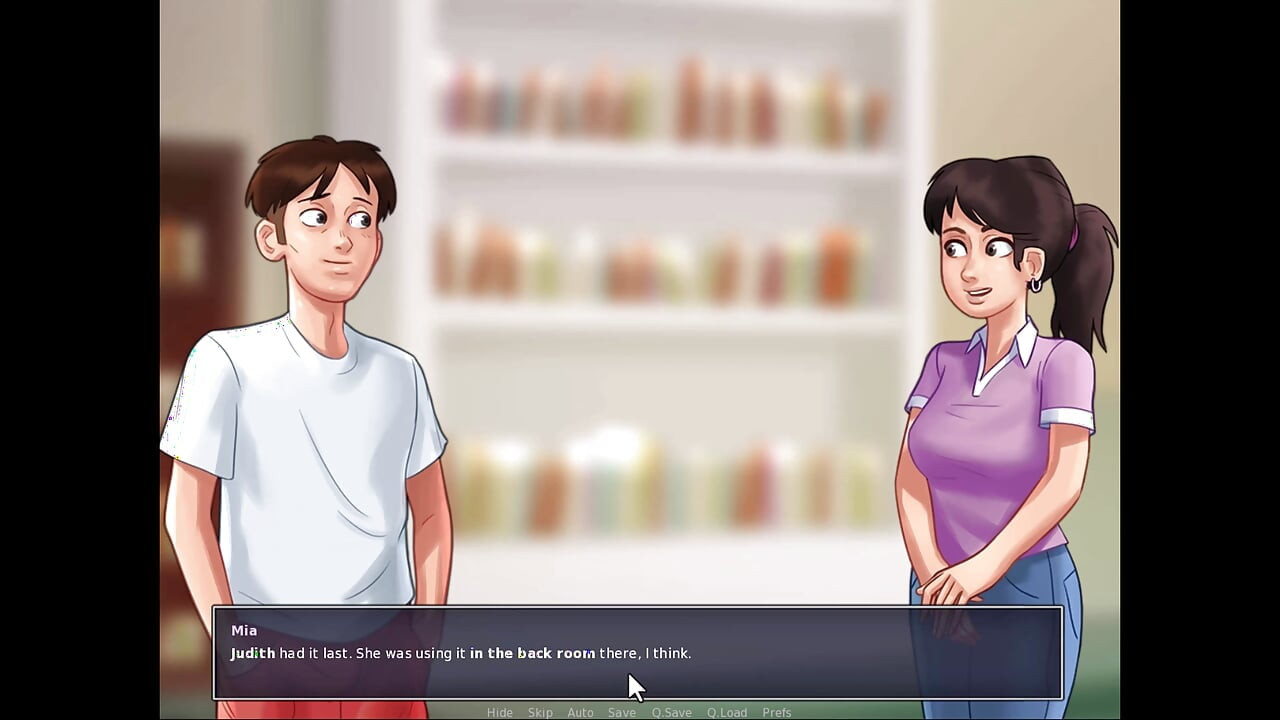 Sumertime Saga - я должен был заплатить ей, чтобы увидеть фотографии, снятые Jenny