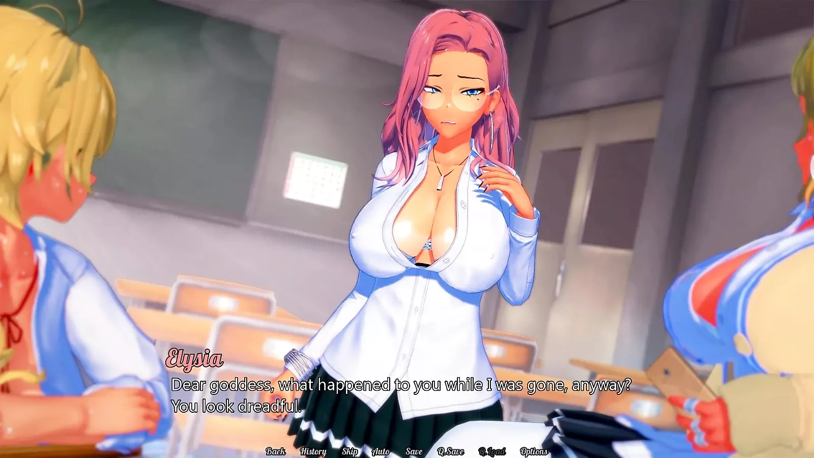 Futa baise une fille sexy pendant que Nala se fait baiser par la gorge - Le monde de Ntr de Futa n° 4
