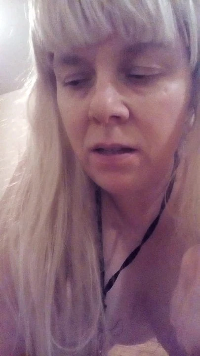 Sexy blonde big tits