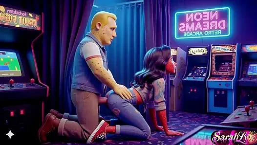 Arcade Night Romance - AI Hentai ASMR
